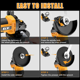 GOTUU universal 4-1/2-inch wheel fits many surfaces