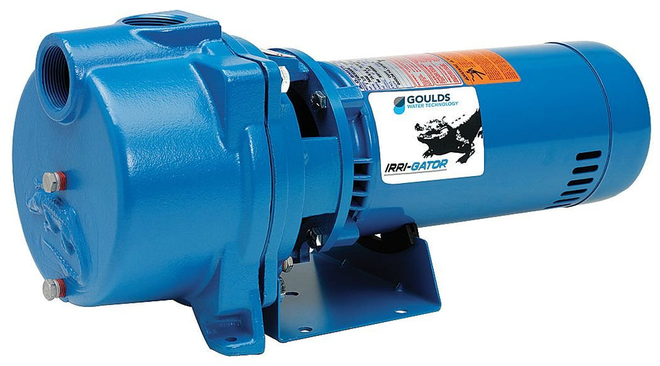 Goulds GT15 Irri-Gator self-priming pump for reliable irrigation and water transfer.