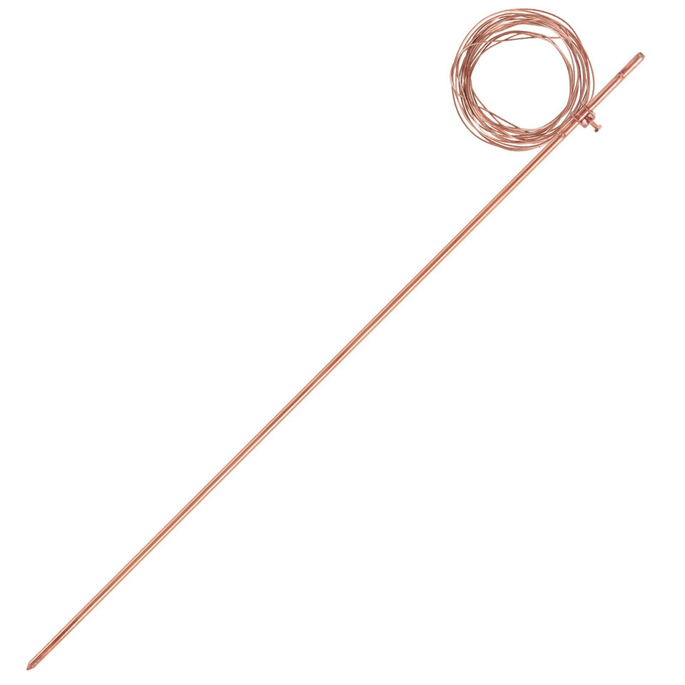 GOUNENGNAIL 4ft copper-clad grounding rod for reliable outdoor grounding.