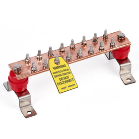 GOUNENGNAIL copper ground bar 10inch with 1/4-inch terminals for reliable cabinet grounding.