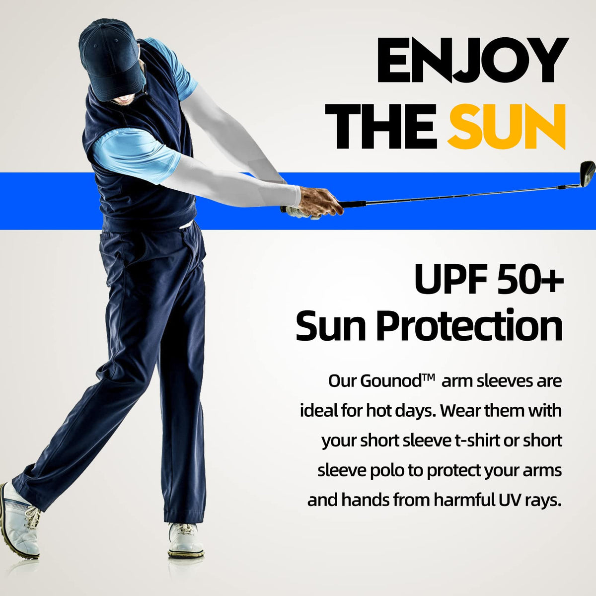 GOUNOD stretch-fit compression reduces movement slip