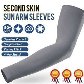 GOUNOD arm sleeves protect arms during outdoor workouts and sun exposure.