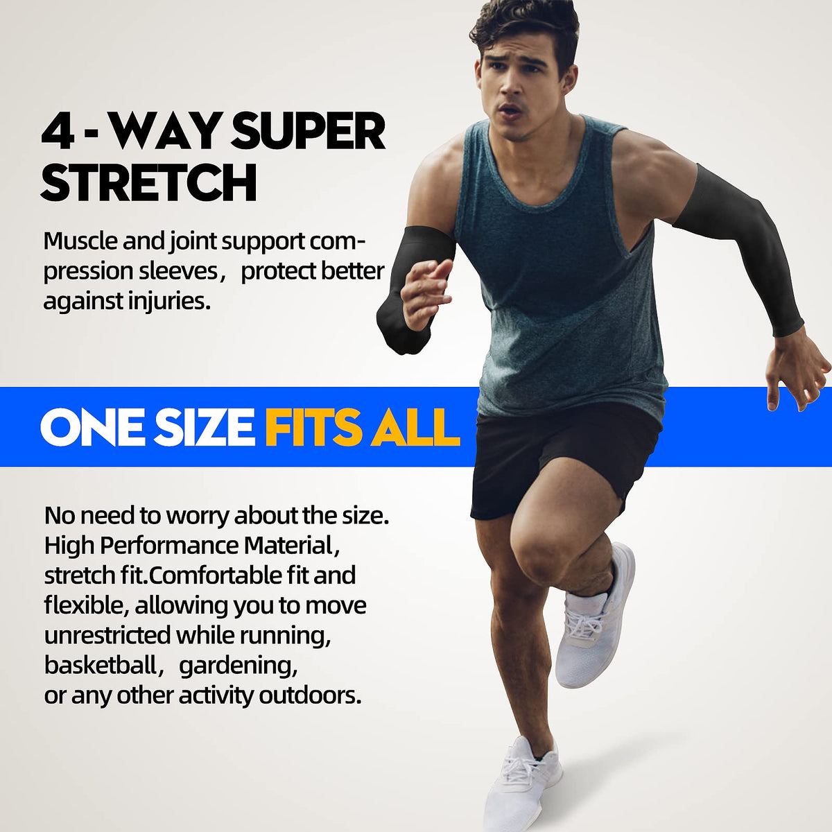 GOUNOD Arm Sleeves ultra-lightweight and pocket-friendly for on-the-go use