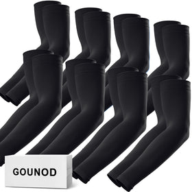 GOUNOD Arm Sleeves with sun-deflector protecting against UV rays during outdoor workouts