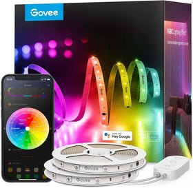 Govee 100ft RGBIC LED strip lights for vibrant room decor