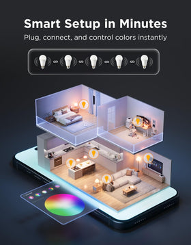Govee E26 base fits standard fixtures for easy upgrade