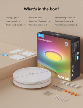 Govee ceiling light supports Matter via OTA upgrade.