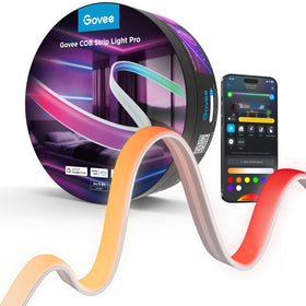 Govee COB LED Strip Light Pro with adhesive back for easy wall installation.