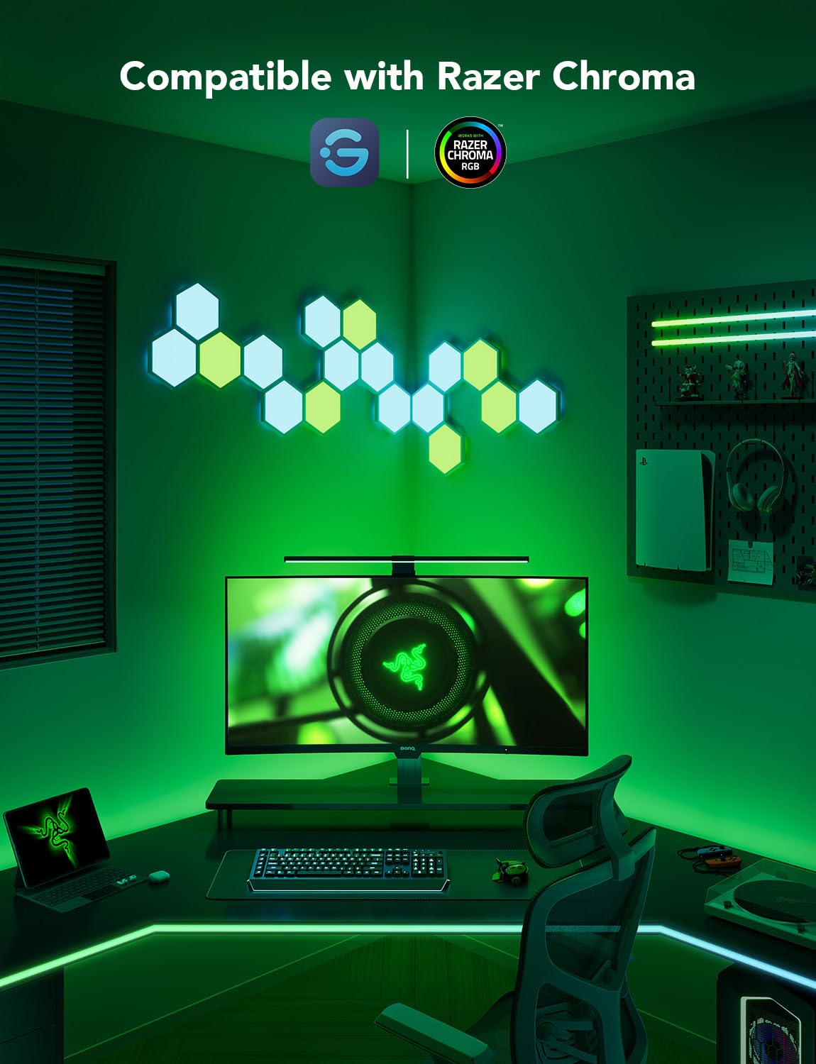 Govee DreamView sync across devices with the G1 monitor for cohesive lighting