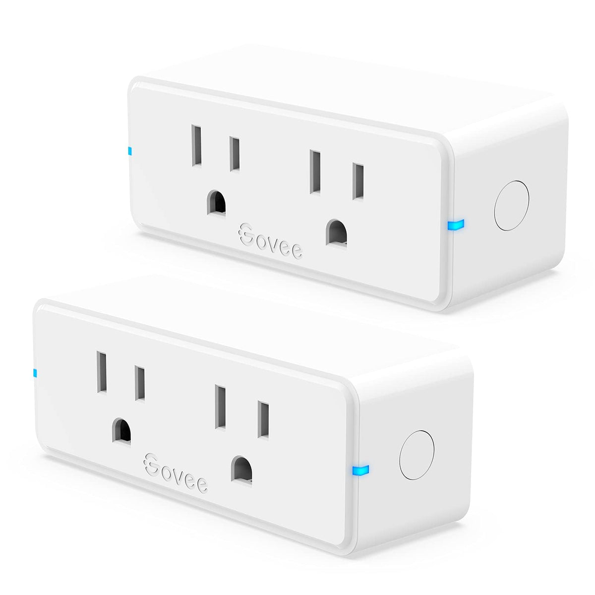 Govee Dual Smart Plug 2-Pack front view for easy remote control.