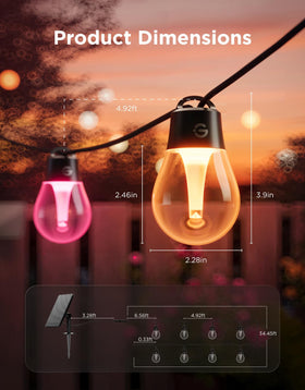Govee dusk-to-dawn ambient light sensing enables auto lighting
