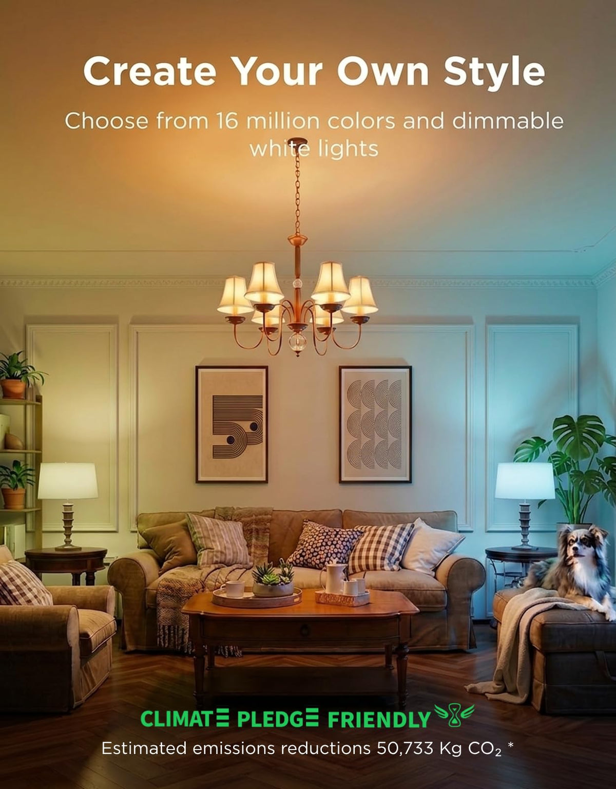Govee E12 smart bulb with Alexa and Matter for hands-free control