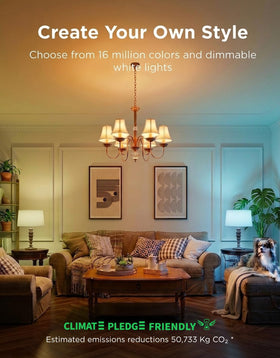Govee E12 smart bulb with Alexa and Matter for hands-free control