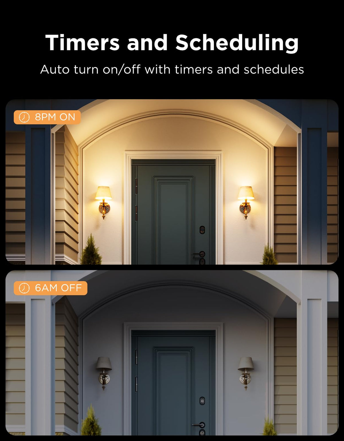 Govee E12 timer with sunrise and sunset modes
