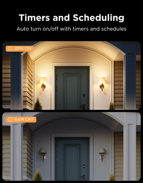 Govee E12 timer with sunrise and sunset modes