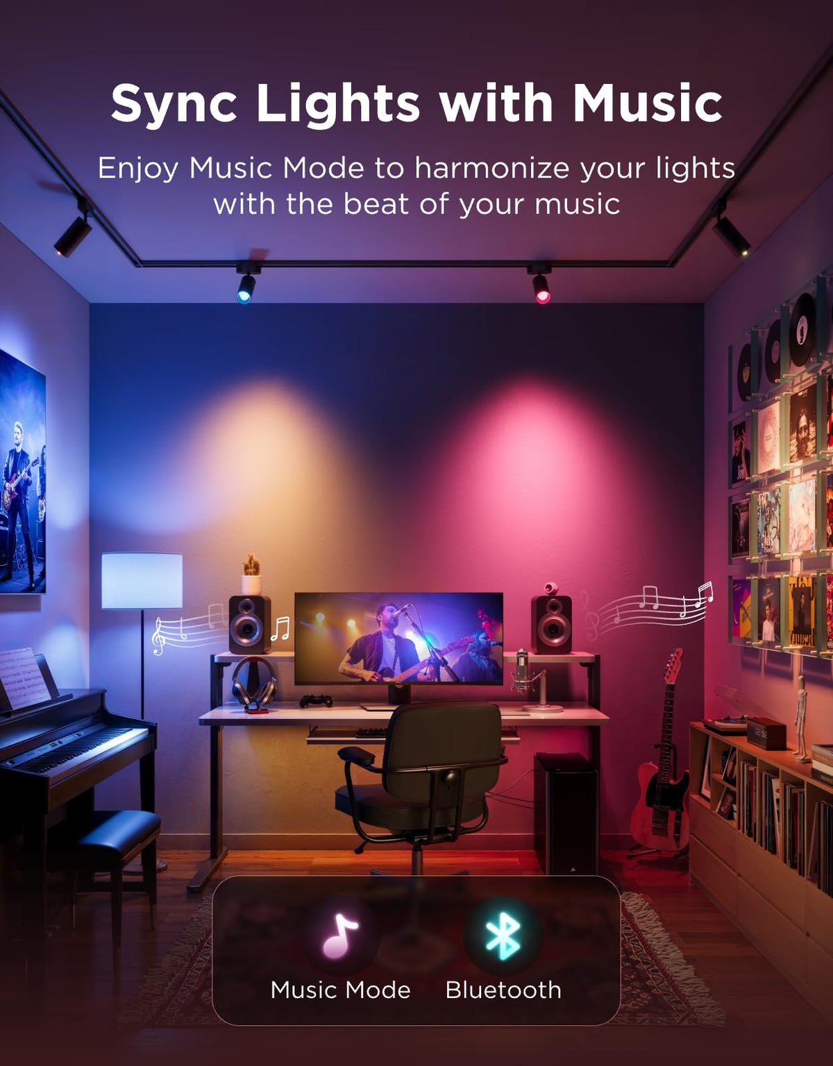 Govee E12 voice-controlled lighting with Alexa, Google Assistant