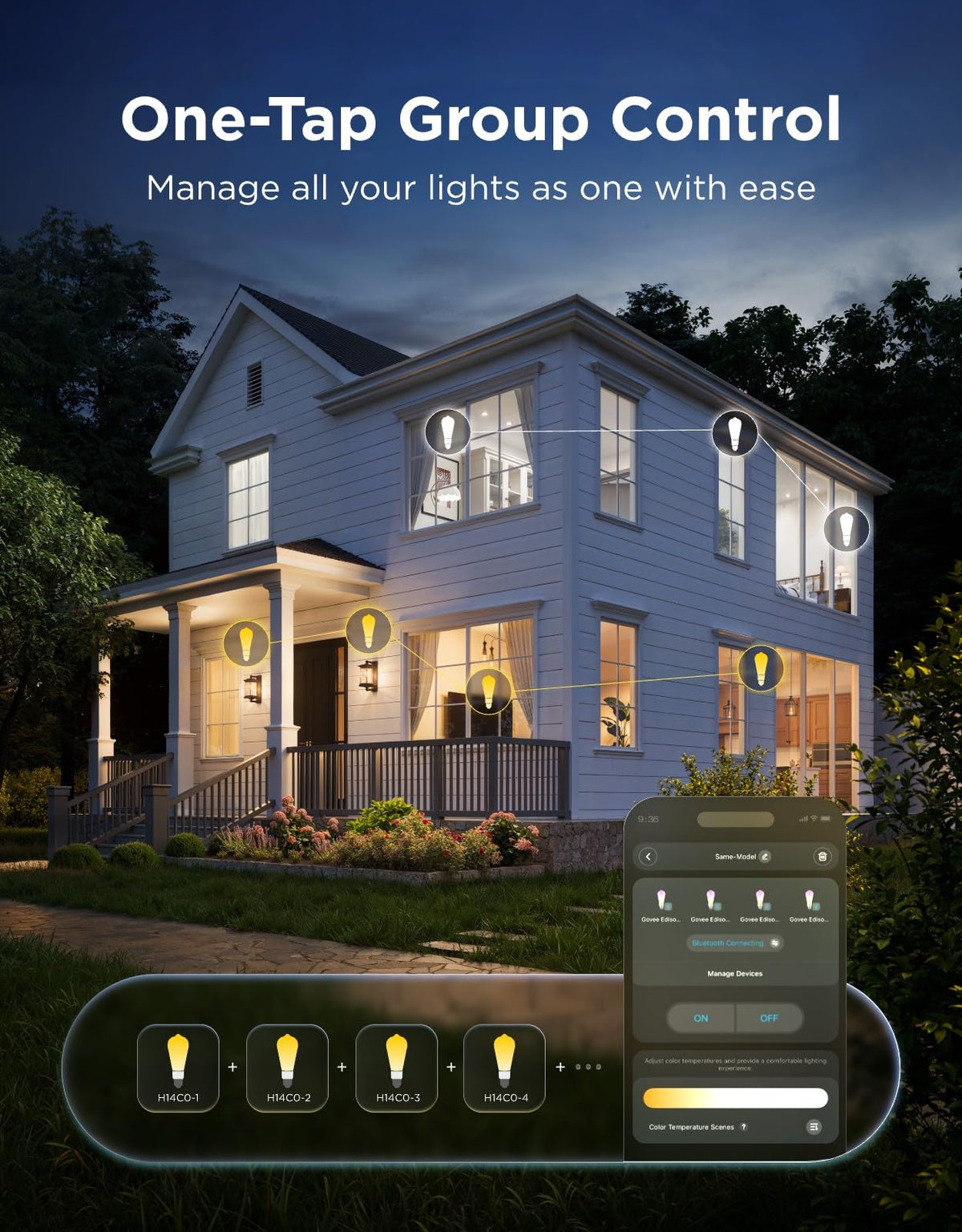 Govee Edison bulbs compatible with Matter, Alexa and Google Assistant