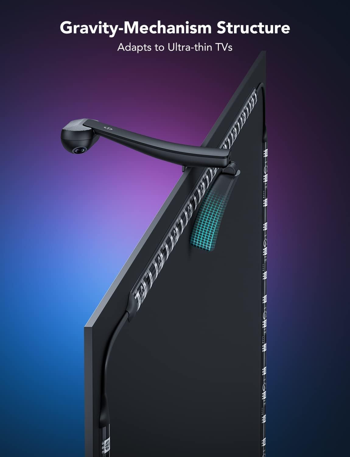 Govee Envisual backlight with double beads for uniform glow.