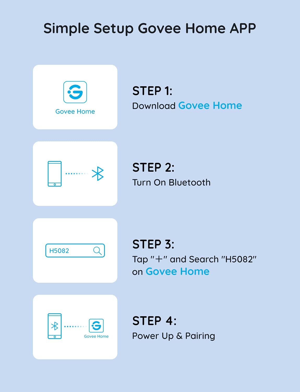 Govee ETL and FCC certifications ensure safety and reliability.