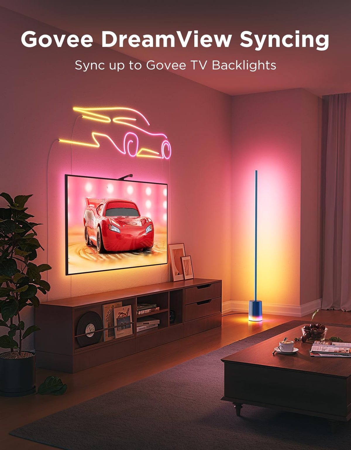 Govee Floor Lamp 2 supports Matter SmartThings Alexa and Google Assistant.
