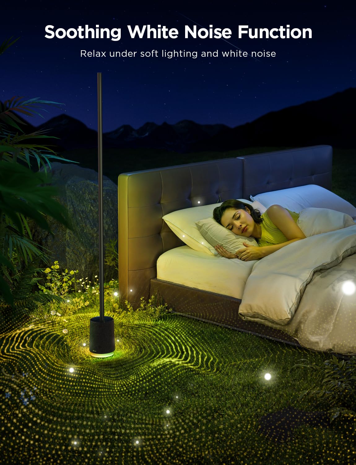 Govee Floor Lamp Pro scene-modes provide ready-made moods for entertainment or relaxation.