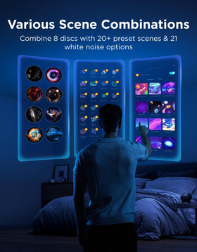 Govee Galaxy Light Star Projector 2 Pro planetarium coverage for large rooms.