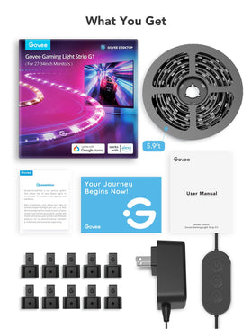 Govee Gaming Light for Monitor G1 app control enables quick scene changes