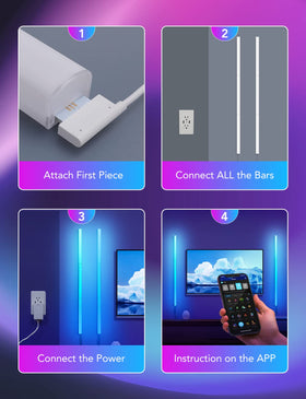 Govee Glide offers 64+ scene modes to suit any mood or setting.