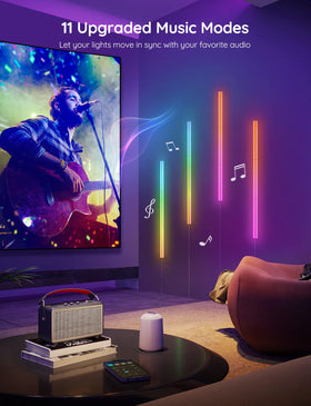 Govee Glide in DIY color mode supports millions of colors for personalized lighting.