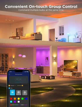 Govee GU10 smart bulb-2-4ghz-wifi connects via 2.4GHz WiFi for remote control.
