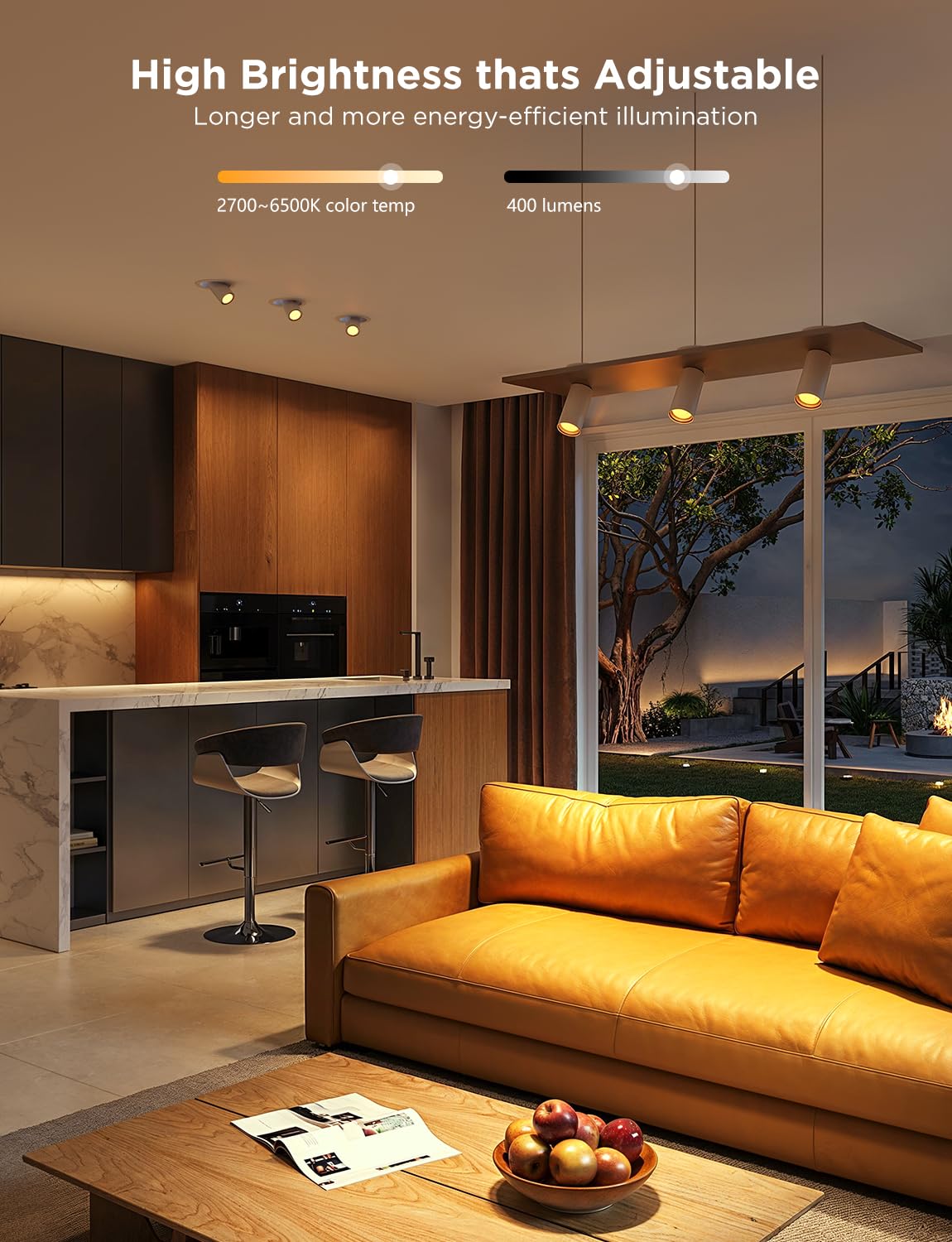 Govee GU10 smart bulb-voice-control supports Matter, Alexa, and Google Assistant.