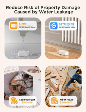 Govee three-pack setup demonstrates multi-sensor protection across spaces
