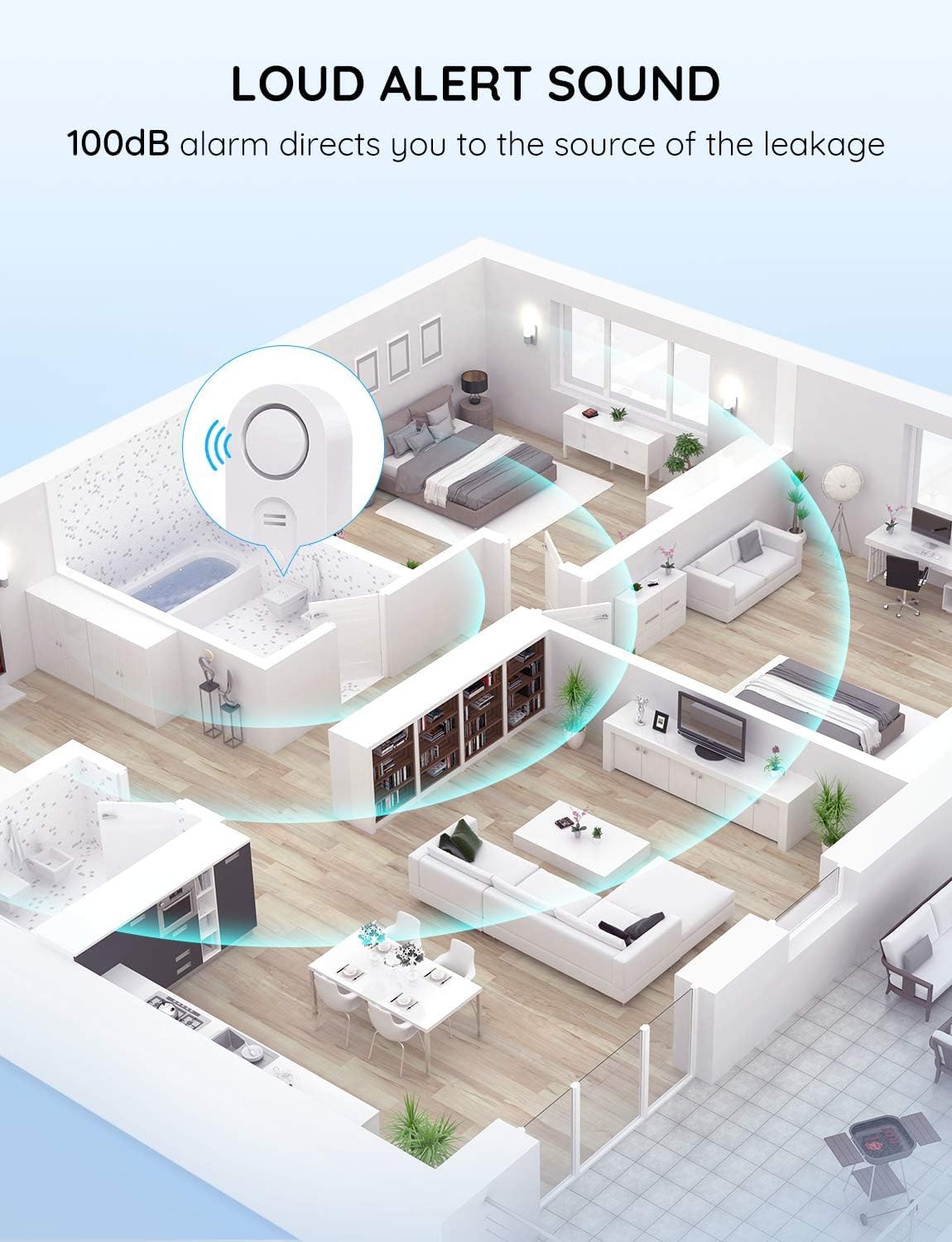 Govee adjustable volume lets you tailor the alarm level