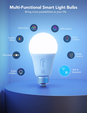Govee LED smart bulb with Music Mode synchronized to audio