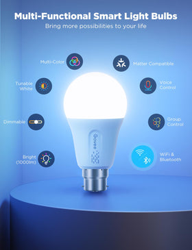 Govee LED Smart Light Bulbs Wi-Fi Bluetooth control for easy setup
