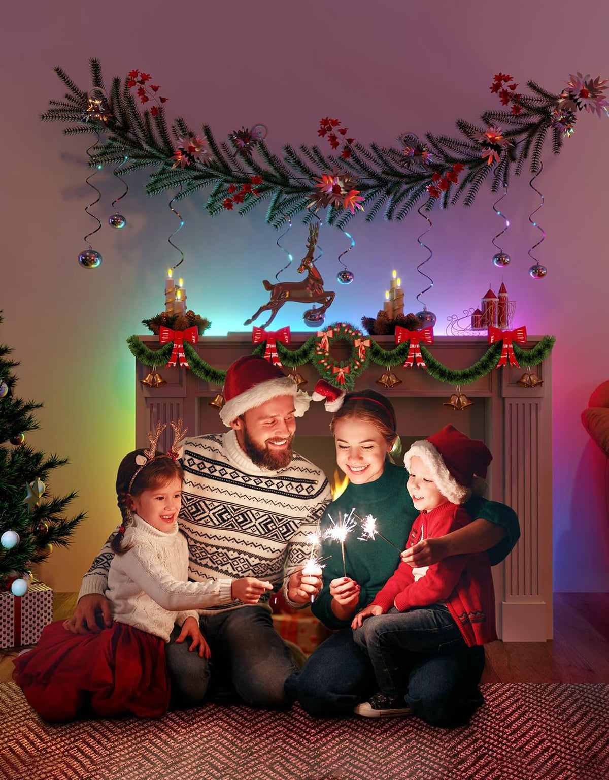 Govee high-density 600 LEDs provide vivid brightness.