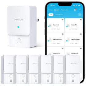 GoveeLife Leak Detector 2 front view for quick home leak alerts.