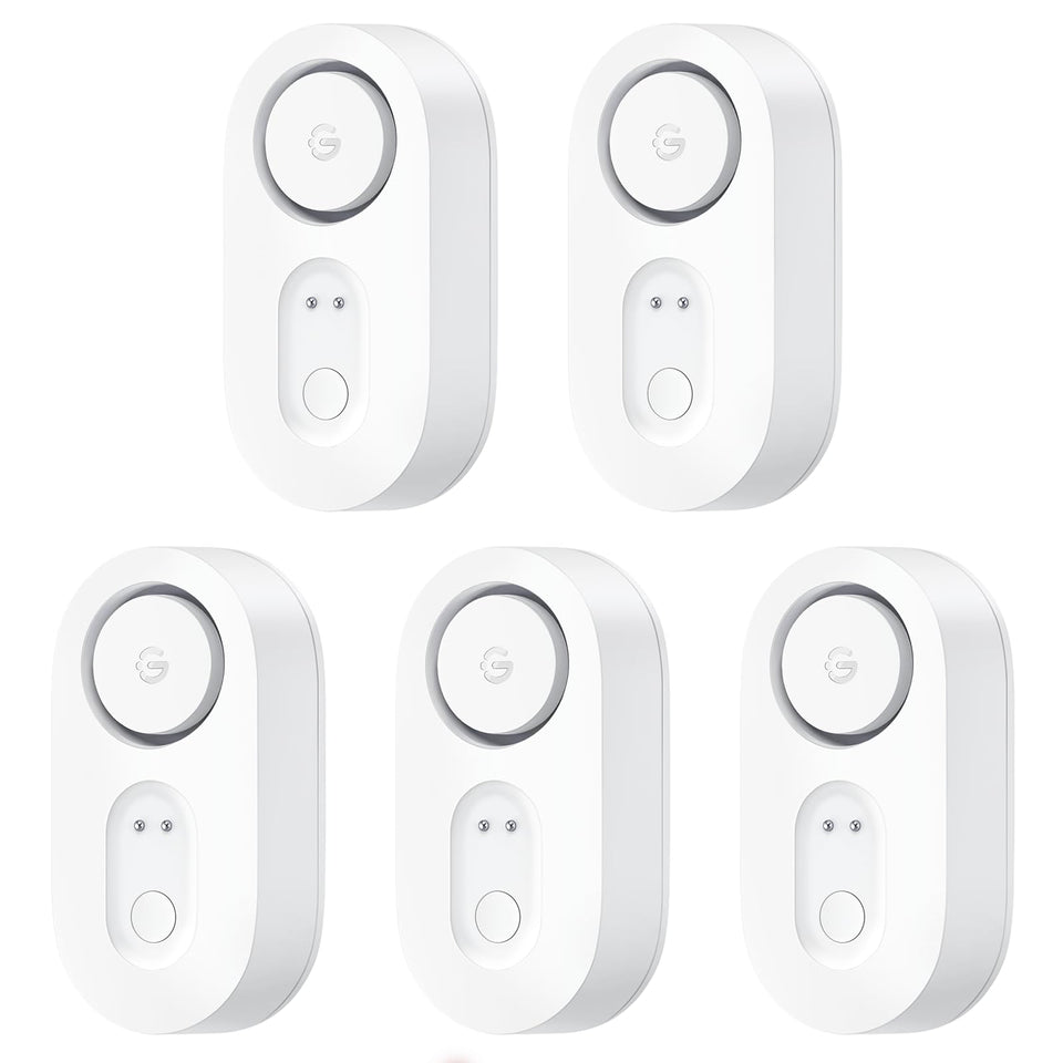GoveeLife water leak detector 5-pack with dual probes for comprehensive coverage.