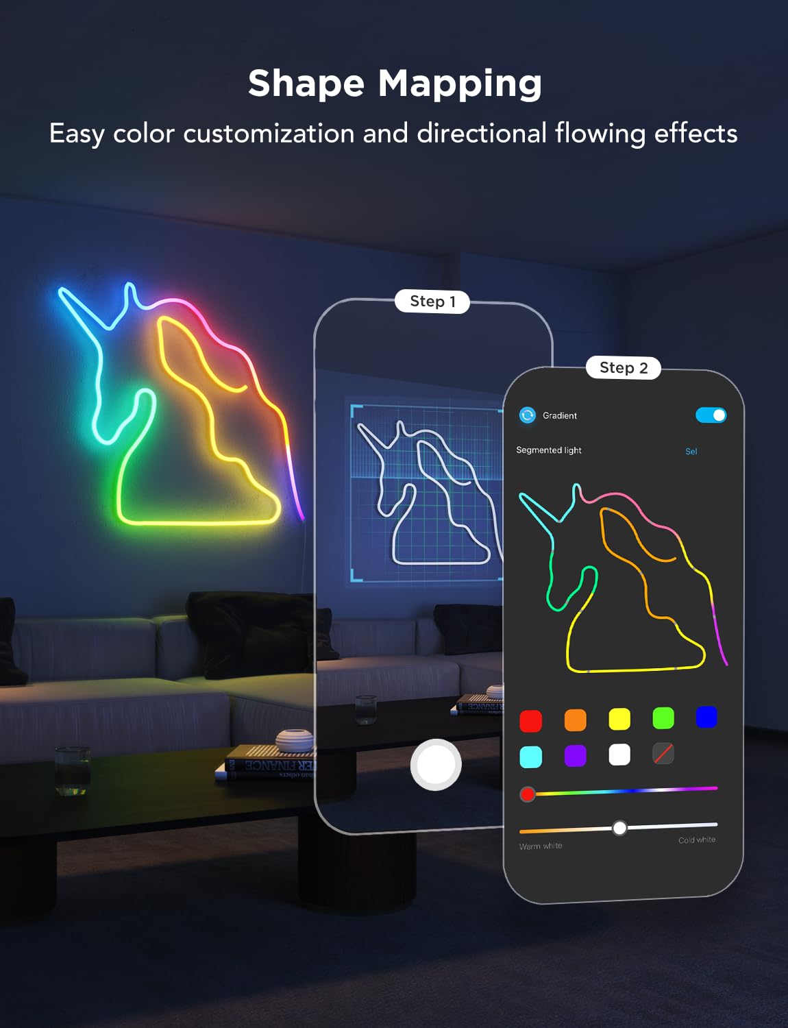 Govee Neon Lights AI lighting bot enhances bedroom ambiance