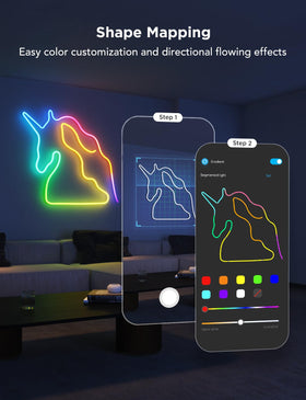 Govee Neon Lights AI lighting bot enhances bedroom ambiance