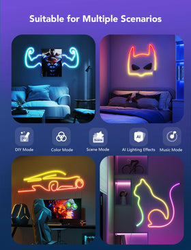 Govee AI lighting demo offers smart, personalized room scenes