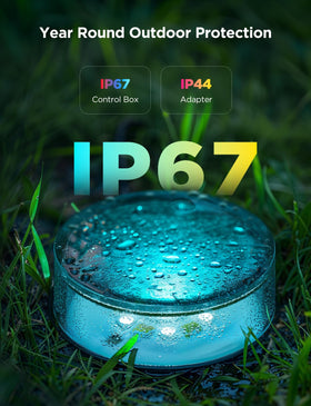 Govee Outdoor Ground Lights 2 music sync with ambient playlists.