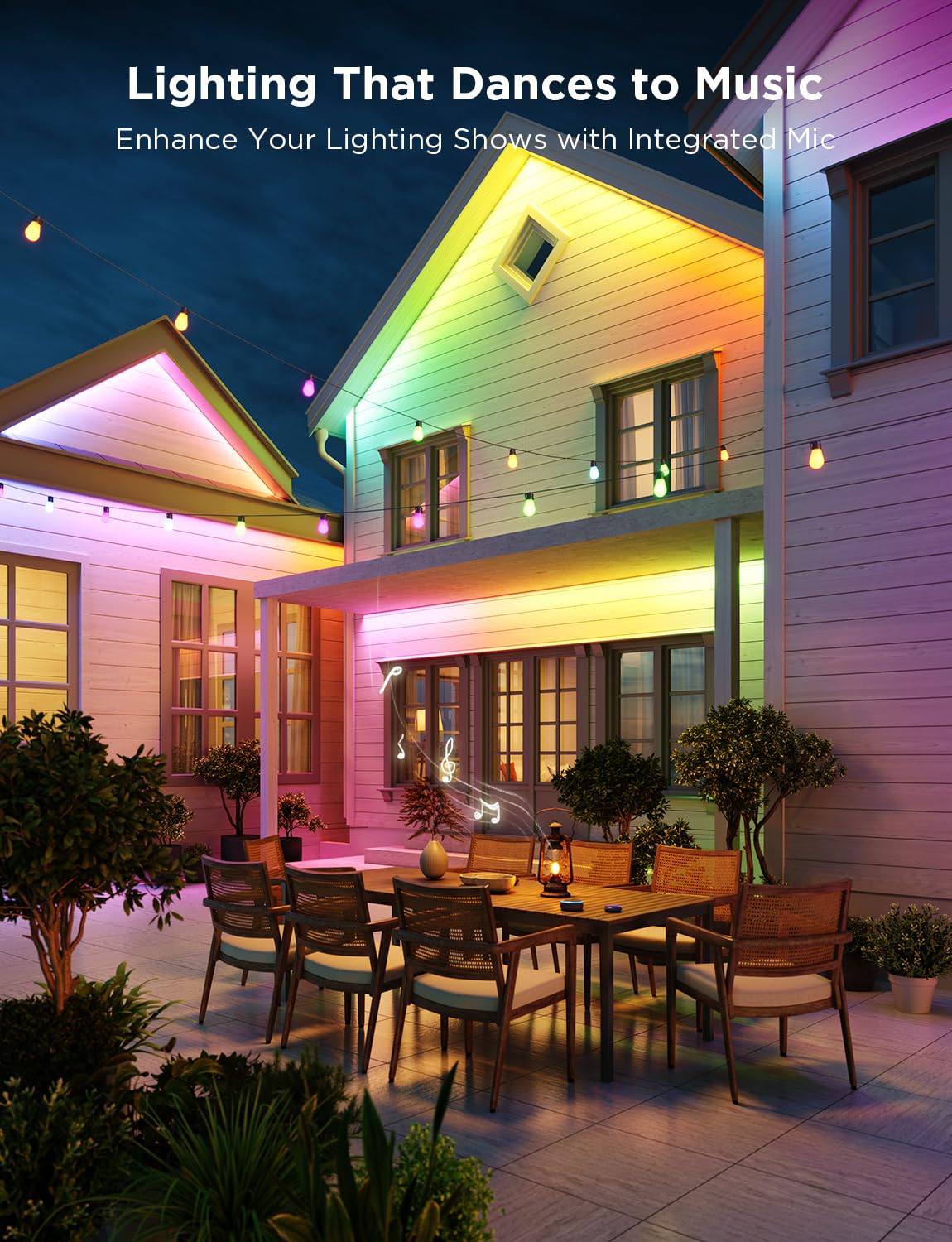 Three 32.8 ft rolls simplify installation along eaves and decks.