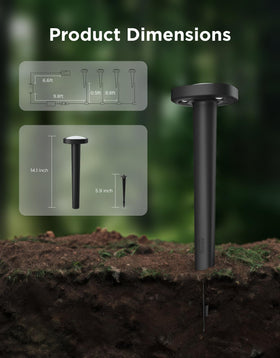 Govee outdoor pathway lights 16-bit chip enables smooth color transitions