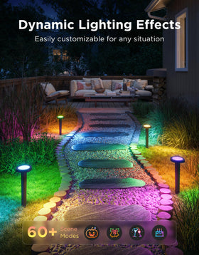 Govee outdoor pathway lights adapter with enclosure for secure waterproof setup
