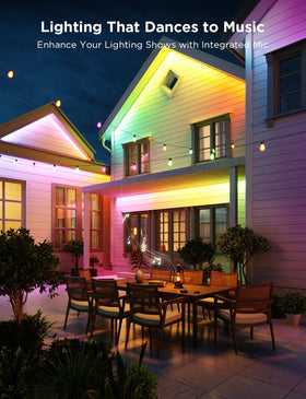Govee RGBIC eave decor provides weatherproof lighting for year-round curb appeal.
