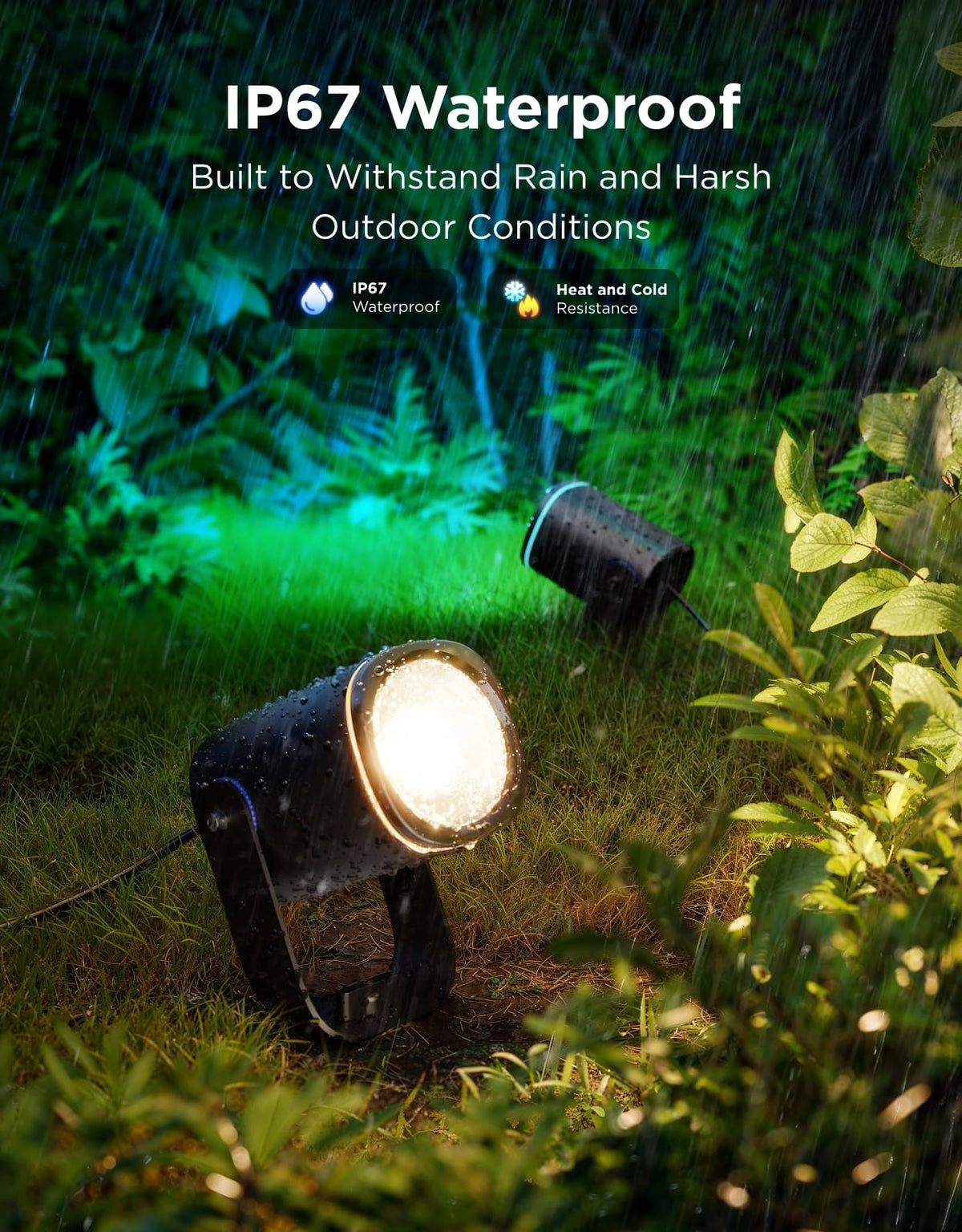 Govee lights compatible with Matter, Alexa, and Google for hands-free control