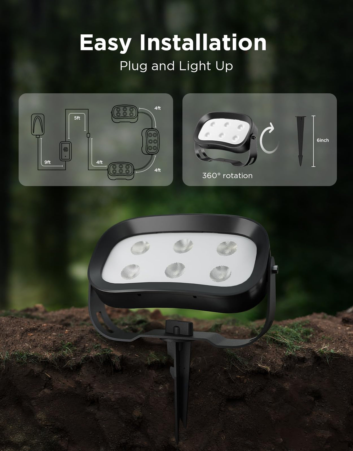 Govee lights install quickly with simple mounting options