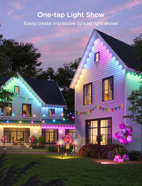 Govee Permanent Outdoor Lights 2 Alexa and Google Assistant hands-free control