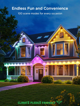 Govee Permanent Outdoor Lights 2 backyard ambience for entertaining evenings
